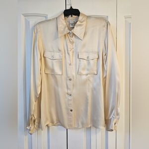 Beautiful 100% Silk Blouse